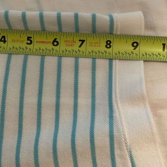 Vineyard Vines Blue Stripe Polo Shirt Mens Size Extra Large Cotton Preppy - Picture 5 of 11